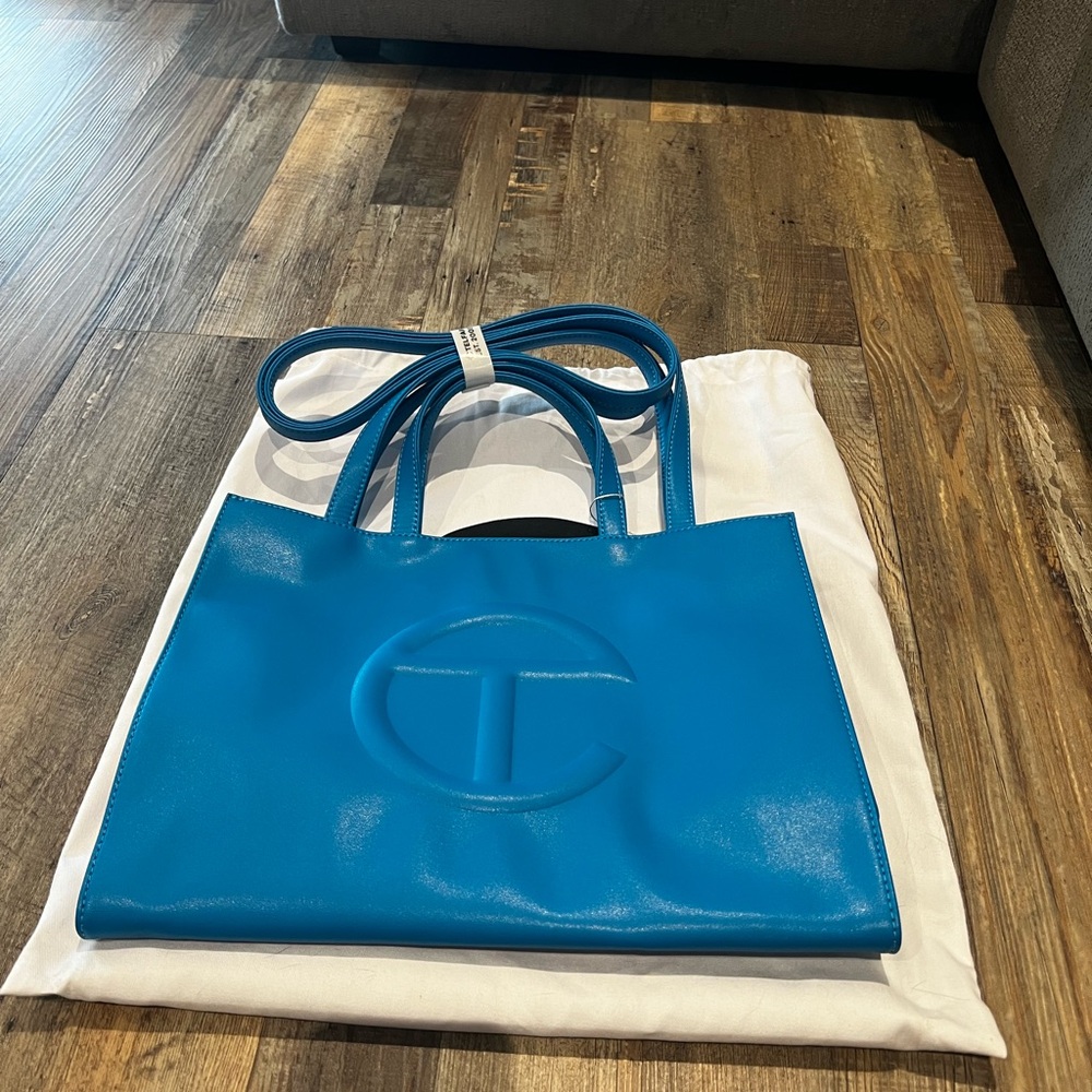 Telfar Vibrant Blue Tote Bag